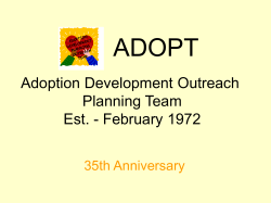 35th Anniversary Presentation