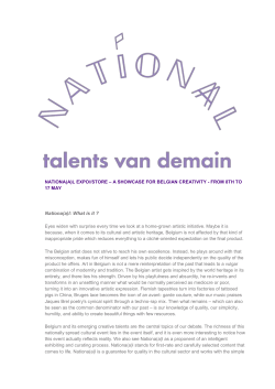NATIONA(A)L EXPO//STORE &ndash; A SHOWCASE FOR BELGIAN