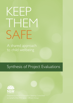 Synthesis of Project Evaluations - Keep Them Safe