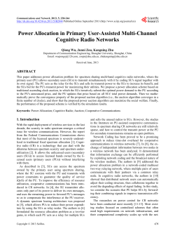 Power Allocation in Primary User-Assisted Multi