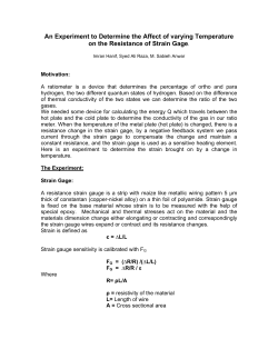 An Experiment to Determine the Affect of varying Temperature on