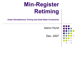 Fast Min-Register Retiming Through Binary Max-Flow