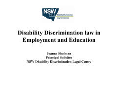 Disability Discrimination Act 1992