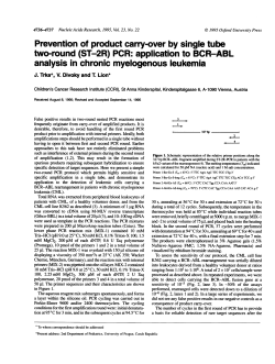 Prevention of product carry-over by single tube two-round (ST
