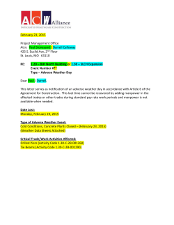 Adverse Weather Notfication