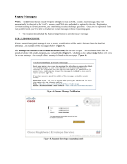 Secure Messages Instruction