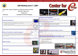 Models and Frameworks for Cognitive - People