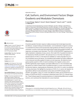 Cell, Isoform, and Environment Factors Shape Gradients and