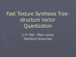 Fast Texture Synthesis Tree-structure Vector Quantization