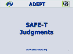 3 - SAFE-T Judgments - Greenwood School District 50