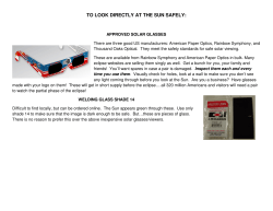 to look directly at the sun safely - The Great Tennessee 2017 Solar