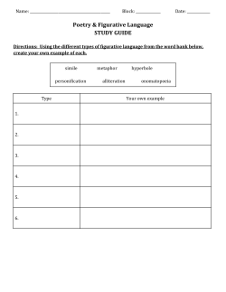 Poetry Summative Assessment