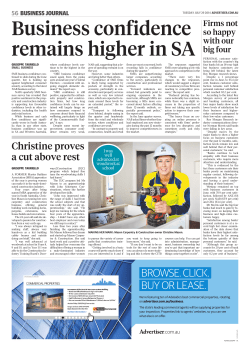 Business confidence remains higher in SA