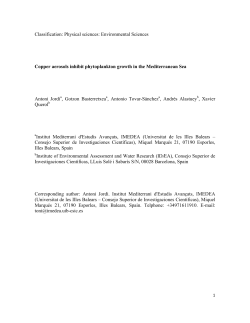 Classification: Physical sciences - DIGITAL.CSIC, el repositorio