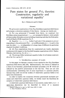 Pure states for general P(o),theories: Construction