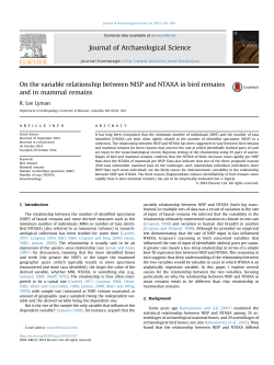 On the variable relationship between NISP and