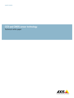 CCD and CMOS sensor technology