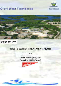Hilal Foods - Orient Water Technologies