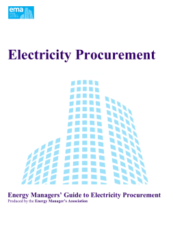 Electricity Procurement - Energy Managers Association