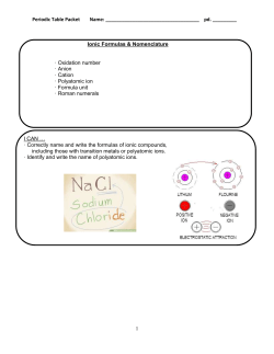 Lewis Dot Structures Worksheet