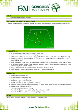 COACH: DATE OF SESSION: