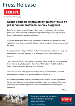 Silage survey article or press release (v2A)