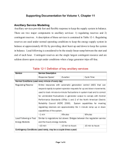 Supporting Documentation for Volume 1