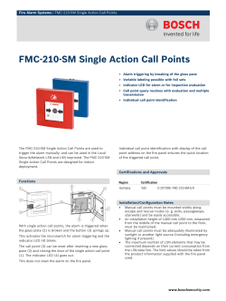 FMC‑210‑SM Single Action Call Points
