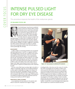 intense pulsed light for dry eye disease