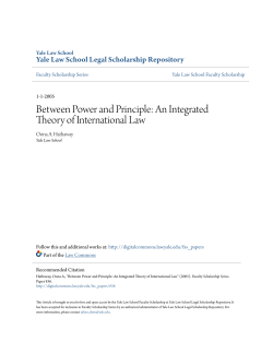 An Integrated Theory of International Law