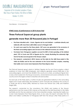 Three The Navigator Company group plants generate more than 30