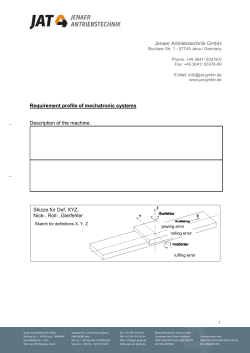 mechatronical axis system - Jenaer Antriebstechnik GmbH