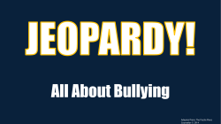 jeopardy! - Penn Manor Blogs