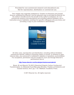 Dissolved Organic Carbon Cycling and Transformation