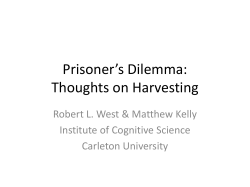Modelling decision-making in prisoner`s dilemma - ACT-R
