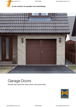 Hormann Side Hinged Sectional Doors