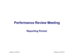 Review Meeting Template
