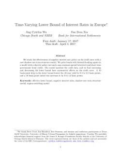 Time-Varying Lower Bound of Interest Rates in Europe