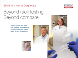 Beyond rack testing. Beyond compare.