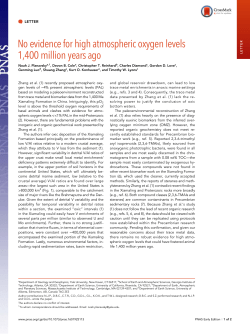 No evidence for high atmospheric oxygen levels 1,400 million years