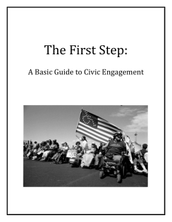The First Step: A Basic Guide to Civic Engagement