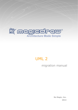 MagicDraw Migration to UML 2 Manual