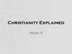 Christianity explained