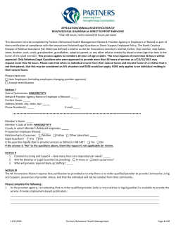 RADSE Application - Provider Knowledge Base