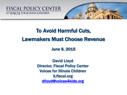 To Avoid Harmful Cuts, Lawmakers Must Choose Revenue