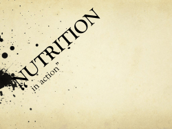 NUTRITION “in action”