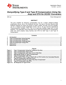 Demystifying Type II and Type III Compensators