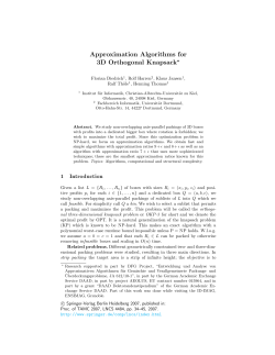 Approximation Algorithms for 3D Orthogonal Knapsack