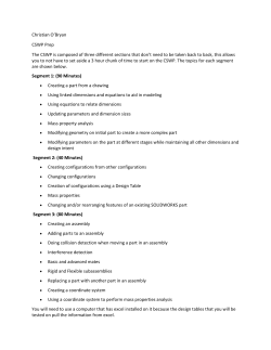 CSWP Notes (from Christian)
