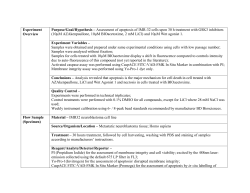 Experiment Overview Purpose/Goal/Hypothesis &ndash; Assessment of